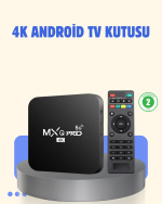 4K Android TV Box – 2GB RAM 16GB ROM, Hızlı Wi-Fi Bağlantılı Akıllı Medya Kutusu - Görsel 5