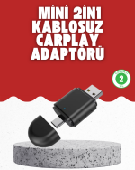 Kablosuz CarPlay Dönüştürücü – Akıllı Tak & Çalıştır Araç Adaptörü - Görsel 5