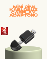 Kablosuz CarPlay ve Android Auto Adaptörü – USB-A & Type-C Girişli Akıllı Dönüştürücü - Görsel 5