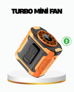 Turbo Mini Taşınabilir Fan – 100 Kademeli Dijital Hız Kontrolü ve Type-C Şarj (Kopya) - Görsel 5