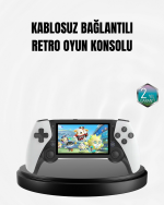 4.3 İnç Ekranlı Retro Oyun Konsolu – 64 GB Hafızalı, Şarjlı ve Multimedya Destekli - Görsel 5