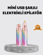 Mini Yüz ve Kaş Epilatörü – 8000 RPM Güçlü Motor ve Paslanmaz Çelik Başlık - Görsel 5