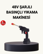 Taşınabilir Basınçlı Yıkama Makinesi – 5m Hortumlu, Köpük Şişeli, 48V Güçlü - Görsel 5