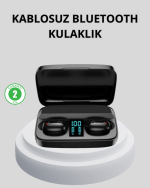 TWS Bluetooth Kulaklık 1800mAh Şarj Kutulu Dijital Ekranlı - Görsel 5