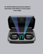 TWS Bluetooth Kulaklık 1800mAh Şarj Kutulu Dijital Ekranlı - Görsel 3