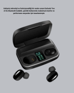 TWS Bluetooth Kulaklık 1800mAh Şarj Kutulu Dijital Ekranlı - Görsel 4