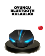 Tam Kablosuz Oyuncu Kulaklığı 5.0 Bluetooth LED Kontrollü - Görsel 5