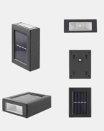 Solar Dış Mekan Aplik Su Geçirmez Dayanıklı LED Aydınlatmalı - Görsel 4