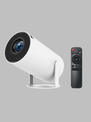 Full HD 4K Uyumlu Projeksiyon Cihazı 130 İnç Geniş Ekran Destekli