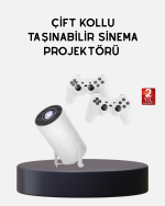 Kablosuz Projeksiyon Cihazı 4K Destekli HDMI USB Oyun Uyumlu - Görsel 5