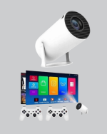 Kablosuz Projeksiyon Cihazı 4K Destekli HDMI USB Oyun Uyumlu - Görsel 3