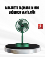 Şarjlı Mini Fan Katlanabilir 3 Hız Ayarlı Taşınabilir Tasarımlı - Görsel 5