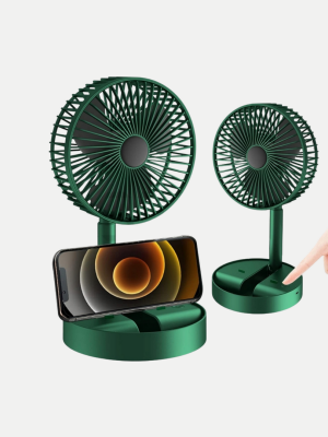 Şarjlı Mini Fan Katlanabilir 3 Hız Ayarlı Taşınabilir Tasarımlı
