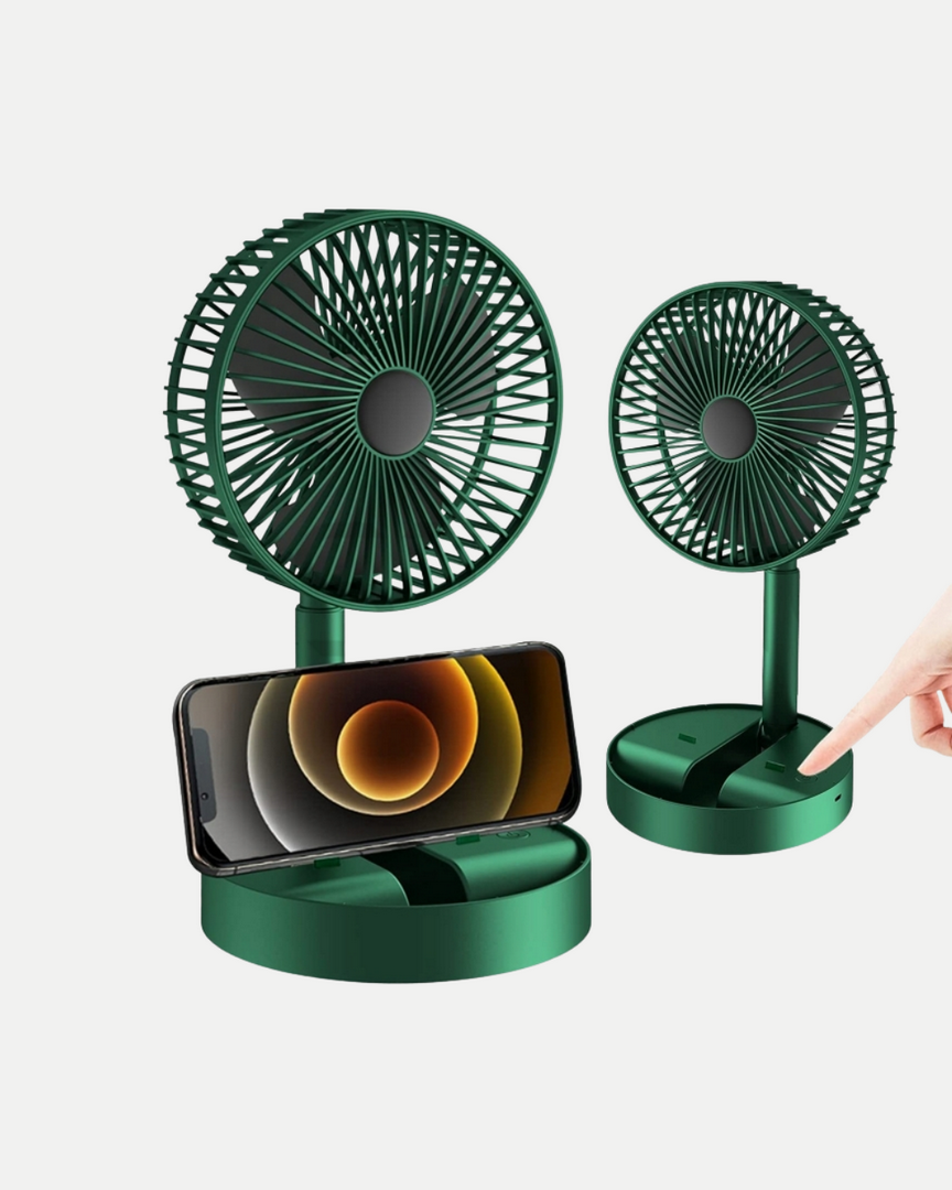 1241303_4-145.png Şarjlı Mini Fan Katlanabilir 3 Hız Ayarlı Taşınabilir Tasarımlı - Görsel 1