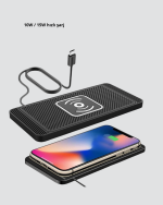 Manyetik Şarj Pedi 7.5W 10W 15W Hızlı Şarj Kaymaz Tabanlı - Görsel 2