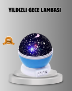 Çocuk Gece Lambası 6 Modlu Renkli LED Enerji Tasarruflu Masal Işığı - Görsel 5