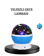 Renkli LED Gece Lambası 6 Işık Modlu Çocuk Odası Atmosfer Aydınlatma - Görsel 5