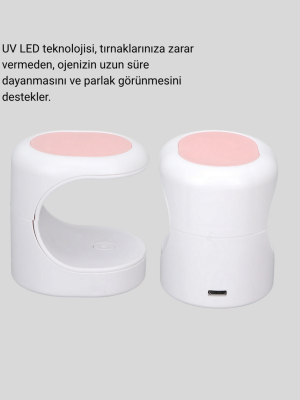 Taşınabilir Mini Oje Kurutma Makinesi 16W UV LED Hızlı Etkili Kurutucu