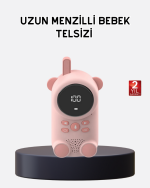 Bebek Telsizi LCD Ekran VOX İki Yönlü İletişim USB Şarj Hafif - Görsel 5