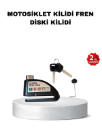 110 dB Alarmlı Disk Fren Kilidi Su Geçirmez Çelik Gövde Motosiklet Güvenlik - Görsel 5