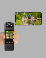 Mini Güvenlik Kamerası 1080P 3MP Fotoğraf 180° Ayarlanabilir Lens USB Şarjlı - Görsel 4