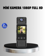 180° Döner Lensli Mini Kamera 1080P Full HD Hareket Algılama 1200mAh - Görsel 5