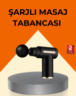 Şarjlı Kas Masaj Aleti 6 Kademe 4 Başlık Derin Doku EMS Titreşim Sporcu Masaj Tabancası - Görsel 5