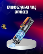 Taşınabilir Şarjlı El Süpürgesi Çok Yönlü Temizlik 5 Başlıklı Numaratör Hediyeli - Görsel 5