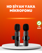 Çift Mikrofonlu Kablosuz Kayıt Seti iPhone Uyumlu Mini Mikrofon - Görsel 5