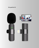 2’li Kablosuz Yaka Mikrofonu iPhone İçin Profesyonel Video Ses - Görsel 4