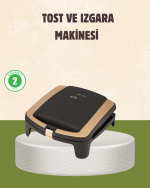 Tost Makinesi Isı Kontrollü 4 Dilim Kapasiteli - Görsel 5