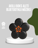 Akıllı Müzikli Boks Makinesi Bluetooth Bağlantılı Işıklı Hedefli Fitness Aleti - Görsel 5