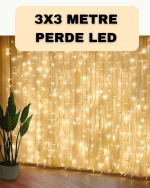 Dekoratif 3x3 LED Perde Işık Şelale Tasarım Enerji Tasarruflu - Görsel 5