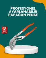 Çelik Alaşımlı Ayarlı Papağan Pense Yalıtımlı Sap - Görsel 5