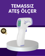 Temassız Ateş Ölçer Dijital Kızılötesi Termometre Hızlı Ölçüm - Görsel 5