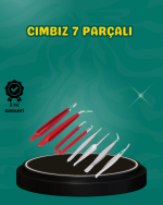 Antistatik 7’li Hassas Cımbız Takımı Manyetik Olmayan Uçlu - Görsel 5