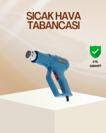 Endüstriyel 2000W Isı Tabancası Plastik Boru Lehim Boya Çıkarma - Görsel 5