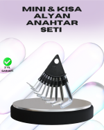 9 Parça Alyan Anahtar Seti Farklı Metrik Ölçü Pratik Taşıma - Görsel 5