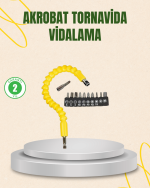 12 Parça Akrobat Vidalama Uç Seti Esnek Dar Alan Kullanım - Görsel 5