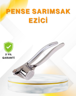 Metal Sarımsak Ezici Ergonomik Tutma ve Güçlü Presleme - Görsel 5