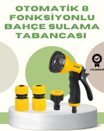 Çok Fonksiyonlu Bahçe Sulama Tabancası Ergonomik Basınçlı Sprey - Görsel 5