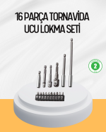 Ergonomik 16 Parça Bits Tornavida Uç ve Adaptör Seti - Görsel 5