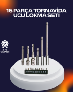 16 Parça Usta İşçilik Bits Takımı Vida Sökme Takma Set - Görsel 5