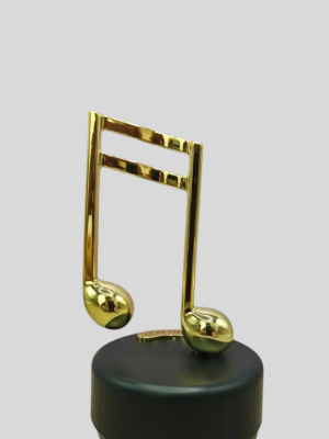 Altın Nota Figürlü Müzik Kutusu