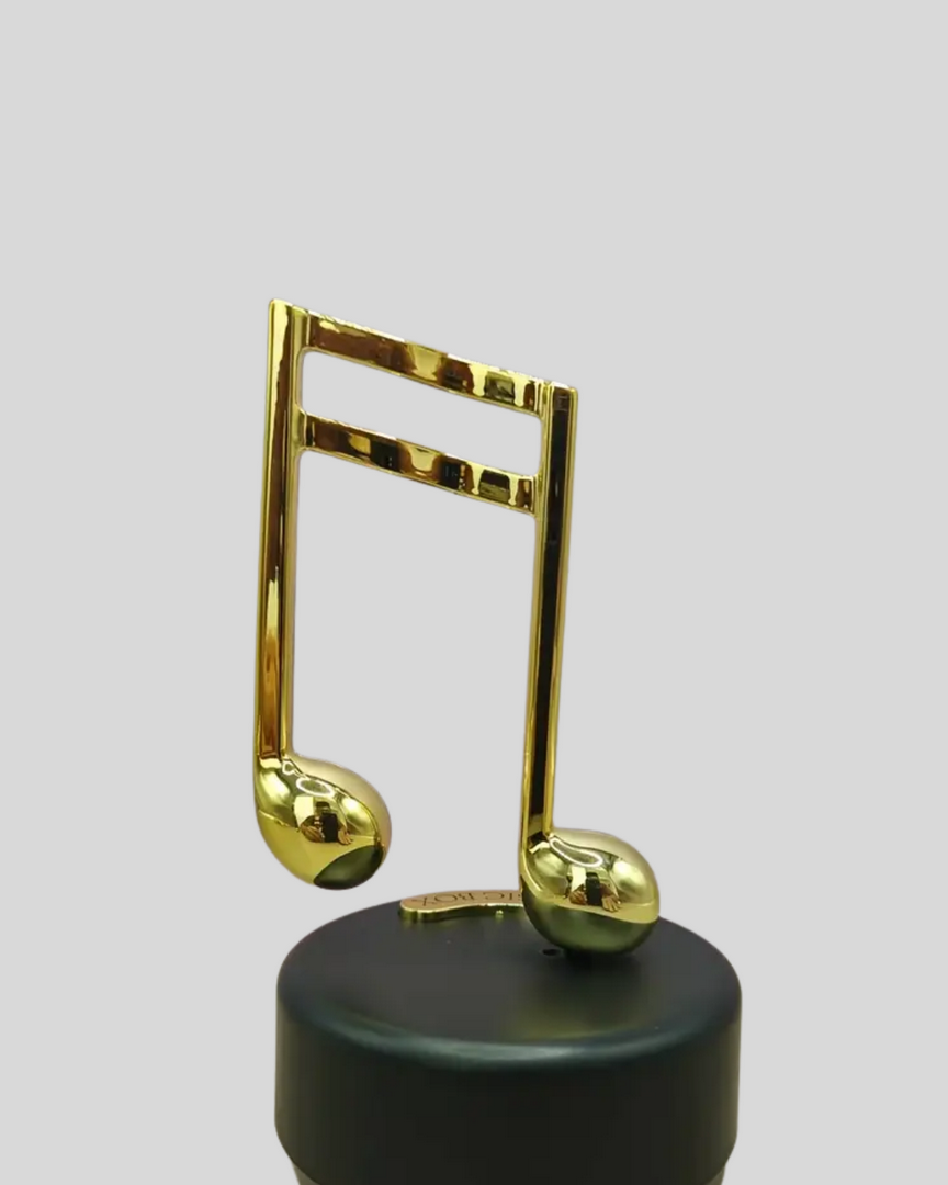 1244079_7-22.png Altın Nota Figürlü Müzik Kutusu - Görsel 1