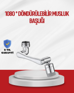 1080° Çok Yönlü Musluk Aparatı Püskürtme ve Köpük Akışlı - Görsel 5