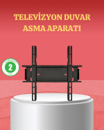 32-42 İnç TV Askı Aparatı Kolay Kurulum Düz ve Kompakt Tasarım - Görsel 5