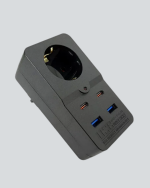 Tip Akım Koruma Prizi 10A 2500W USB Type C Destekli - Görsel 4