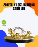 Yıldız Led Işık 5 Metre Dekoratif Aydınlatma Günışığı (Kopya) - Görsel 5