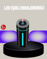 Aromaterapi Özellikli Ultrasonik Hava Nemlendirici LED Atmosfer Işığı - Görsel 5